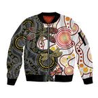 aboriginal-dragonfly-sleeve-zip-bomber-jacket-white-style