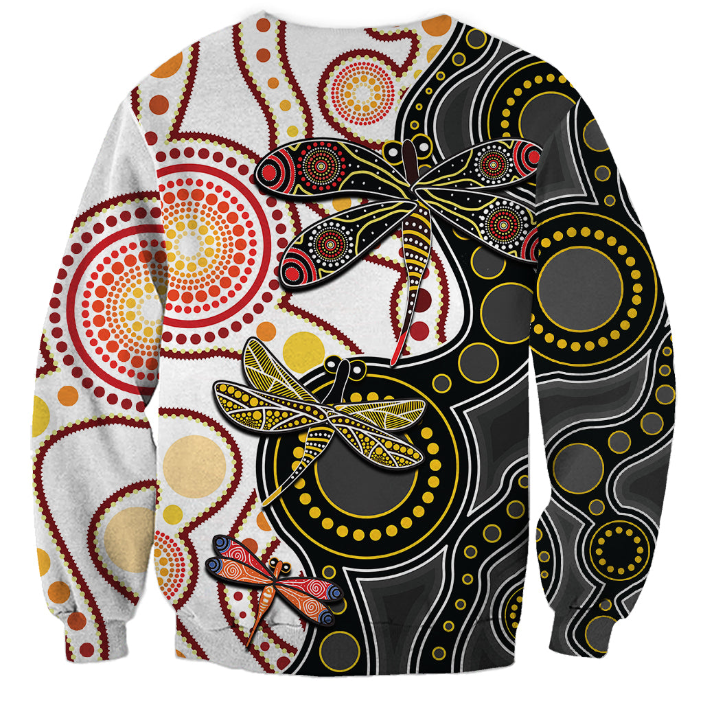 aboriginal-dragonfly-sweatshirt-white-style