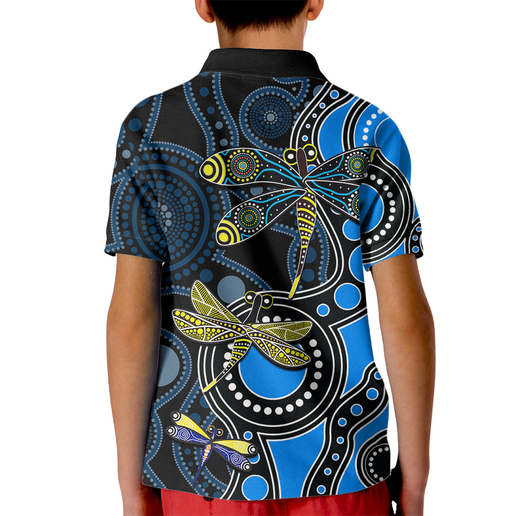 aboriginal-dragonfly-kid-polo-shirt-blue-style