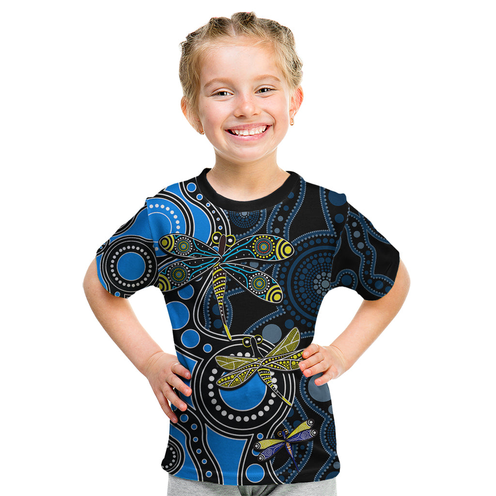 aboriginal-dragonfly-kid-t-shirt-blue-style