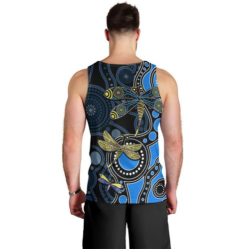 aboriginal-dragonfly-men-tank-top-blue-style