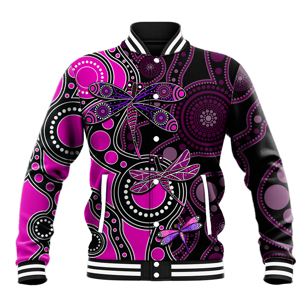aboriginal-dragonfly-baseball-jacket-pink-style
