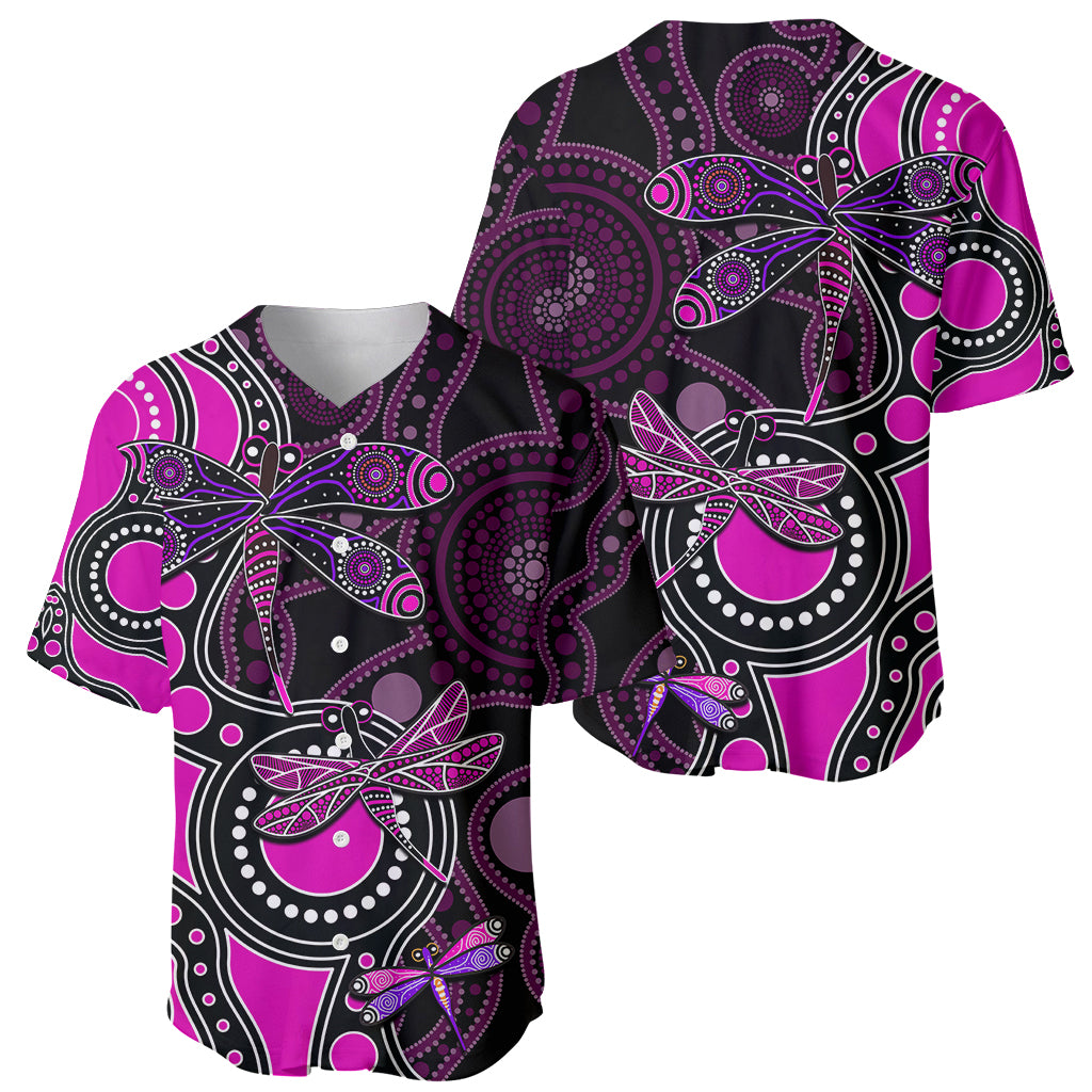 aboriginal-dragonfly-baseball-jersey-pink-style
