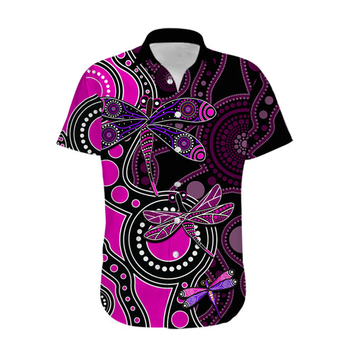aboriginal-dragonfly-hawaiian-shirt-pink-style