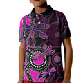 aboriginal-dragonfly-kid-polo-shirt-pink-style