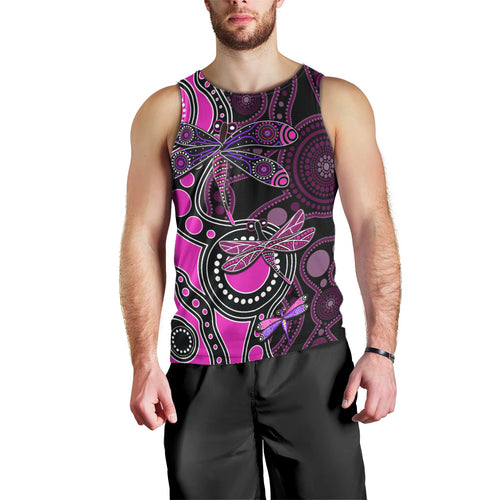 aboriginal-dragonfly-men-tank-top-pink-style
