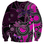 aboriginal-dragonfly-sweatshirt-pink-style