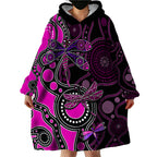 aboriginal-dragonfly-wearable-blanket-hoodie-pink-style