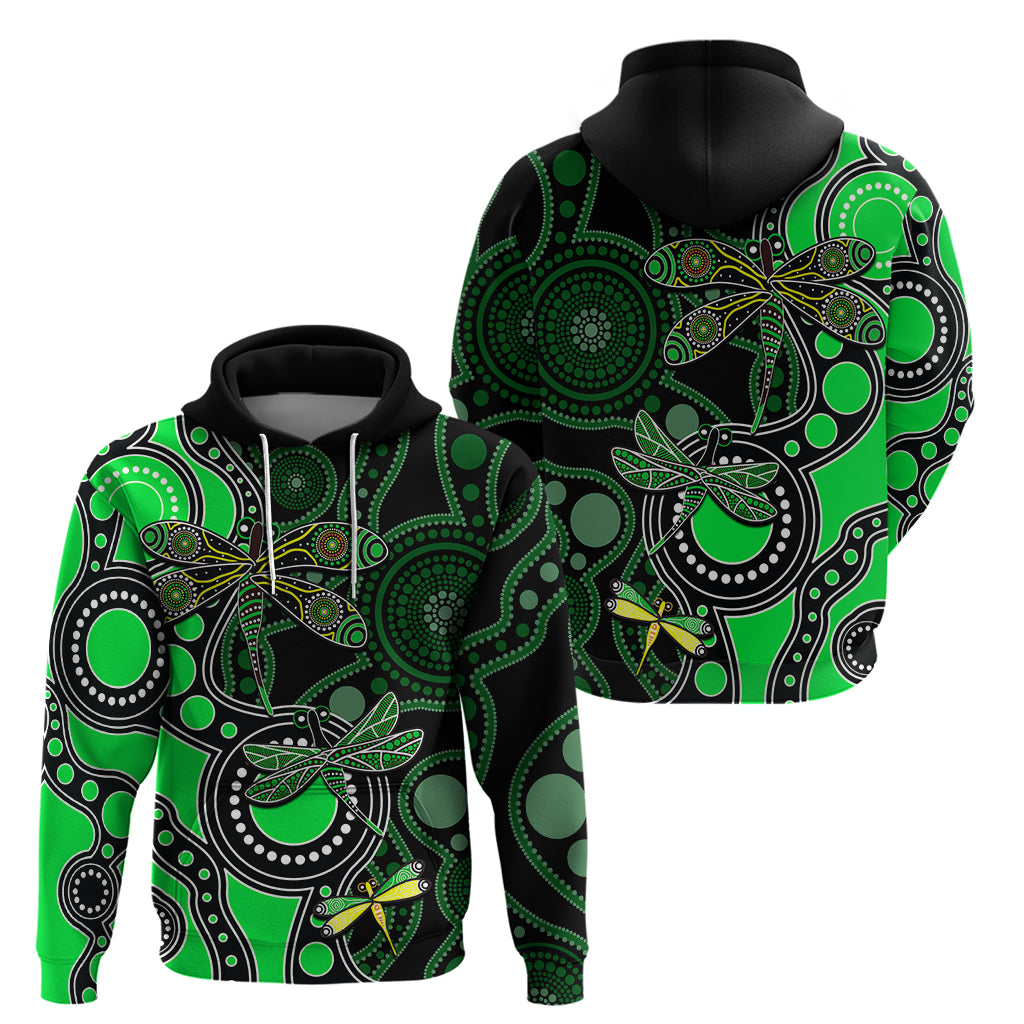 aboriginal-dragonfly-hoodie-green-style