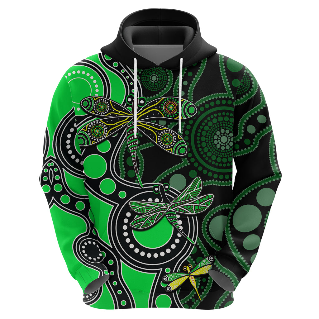aboriginal-dragonfly-hoodie-green-style