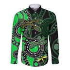 aboriginal-dragonfly-long-sleeve-button-shirt-green-style
