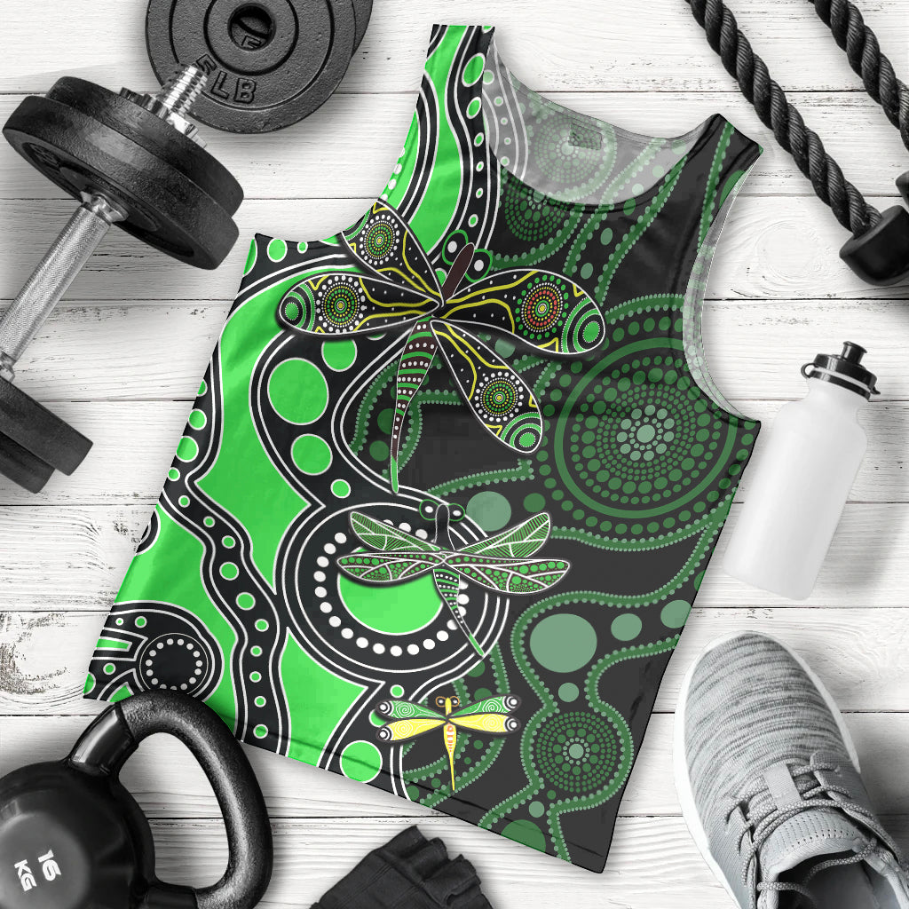 aboriginal-dragonfly-men-tank-top-green-style