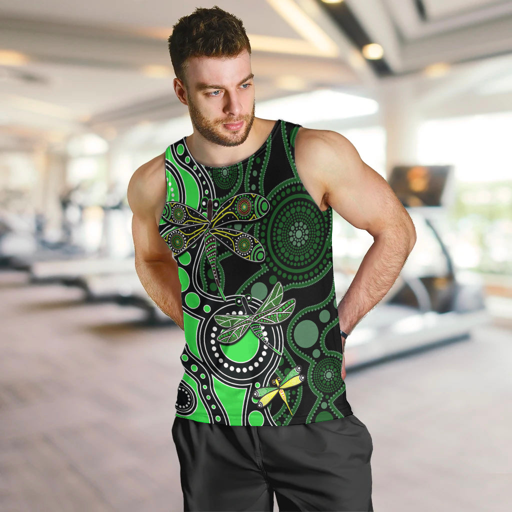aboriginal-dragonfly-men-tank-top-green-style