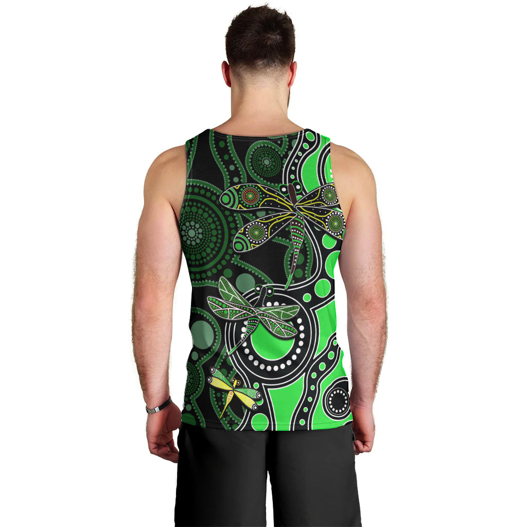 aboriginal-dragonfly-men-tank-top-green-style