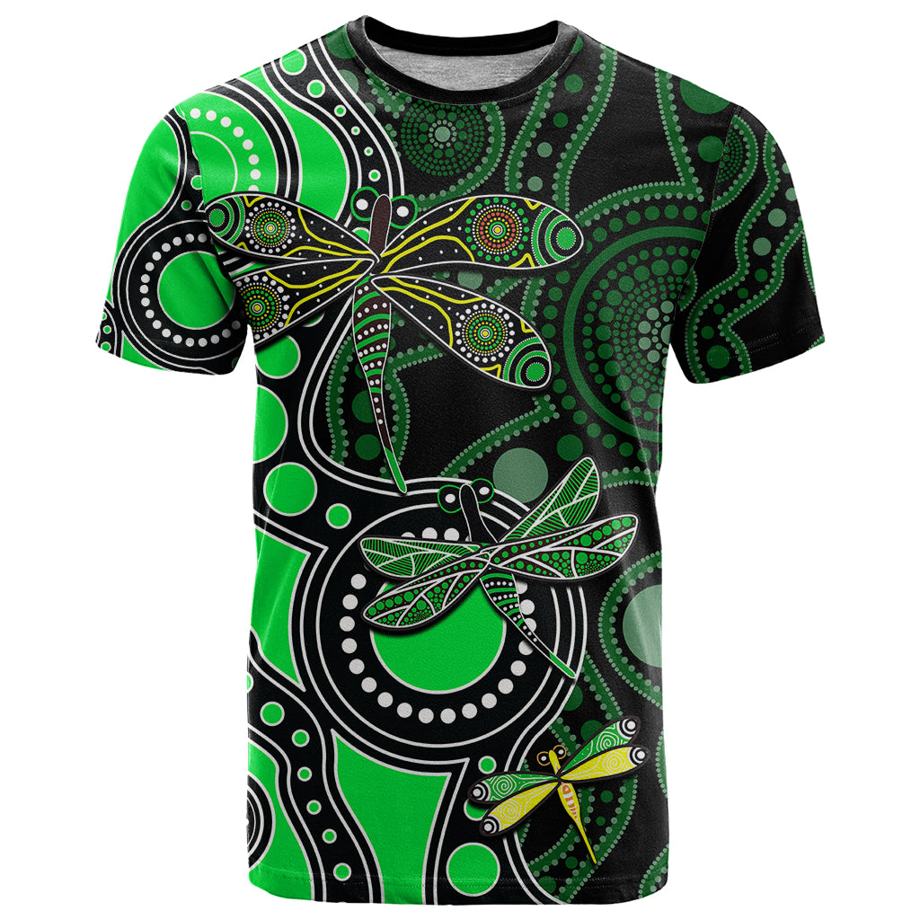 aboriginal-dragonfly-t-shirt-green-style
