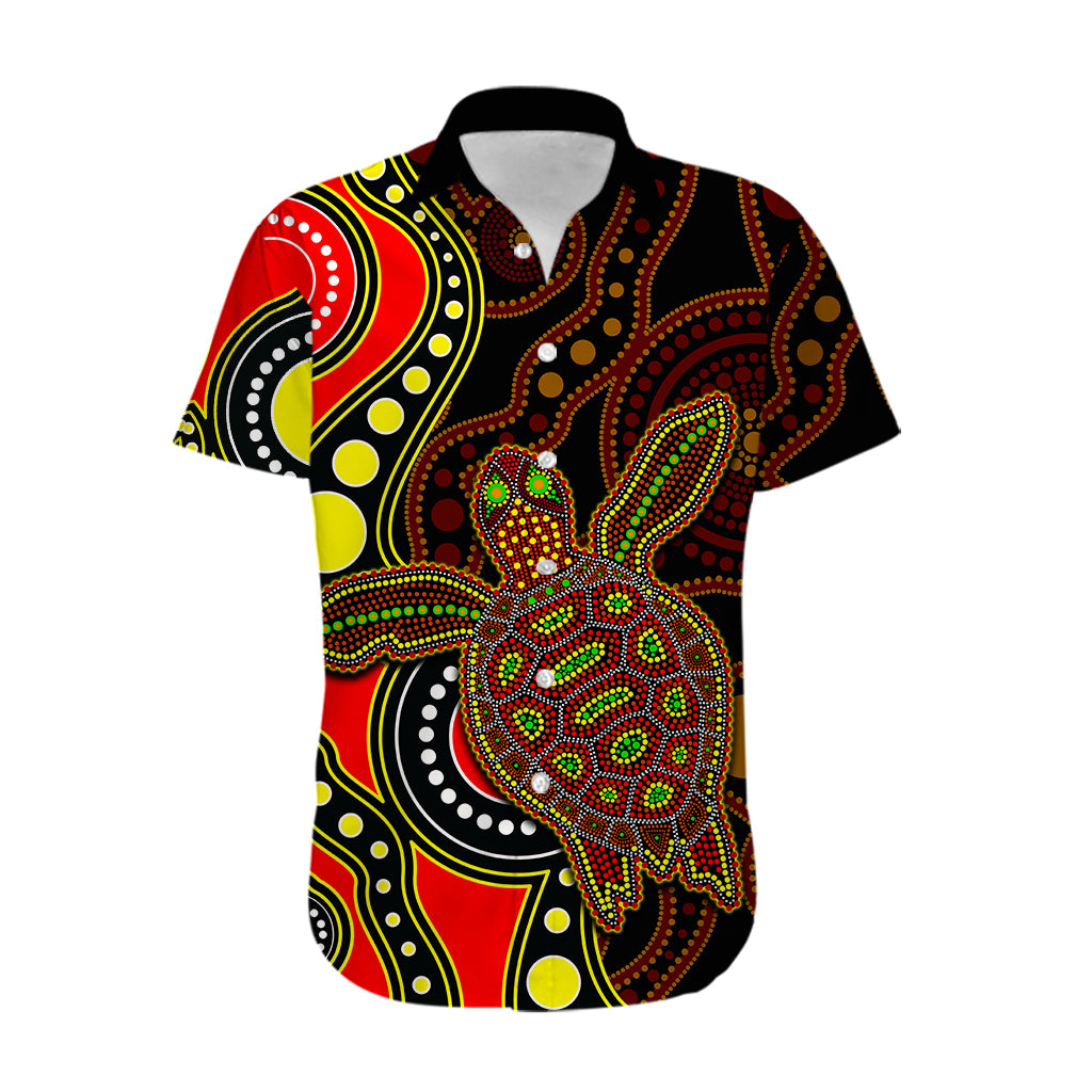 aboriginal-turtle-hawaiian-shirt-red-style