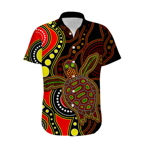 aboriginal-turtle-hawaiian-shirt-red-style