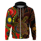 aboriginal-turtle-hoodie-red-style