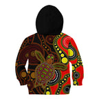 aboriginal-turtle-kid-hoodie-red-style