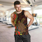 aboriginal-turtle-men-tank-top-red-style