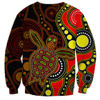 aboriginal-turtle-sweatshirt-red-style