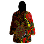 aboriginal-turtle-wearable-blanket-hoodie-red-style