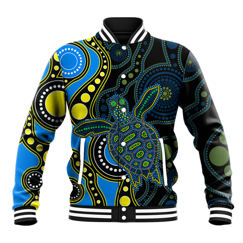 aboriginal-turtle-baseball-jacket-blue-style