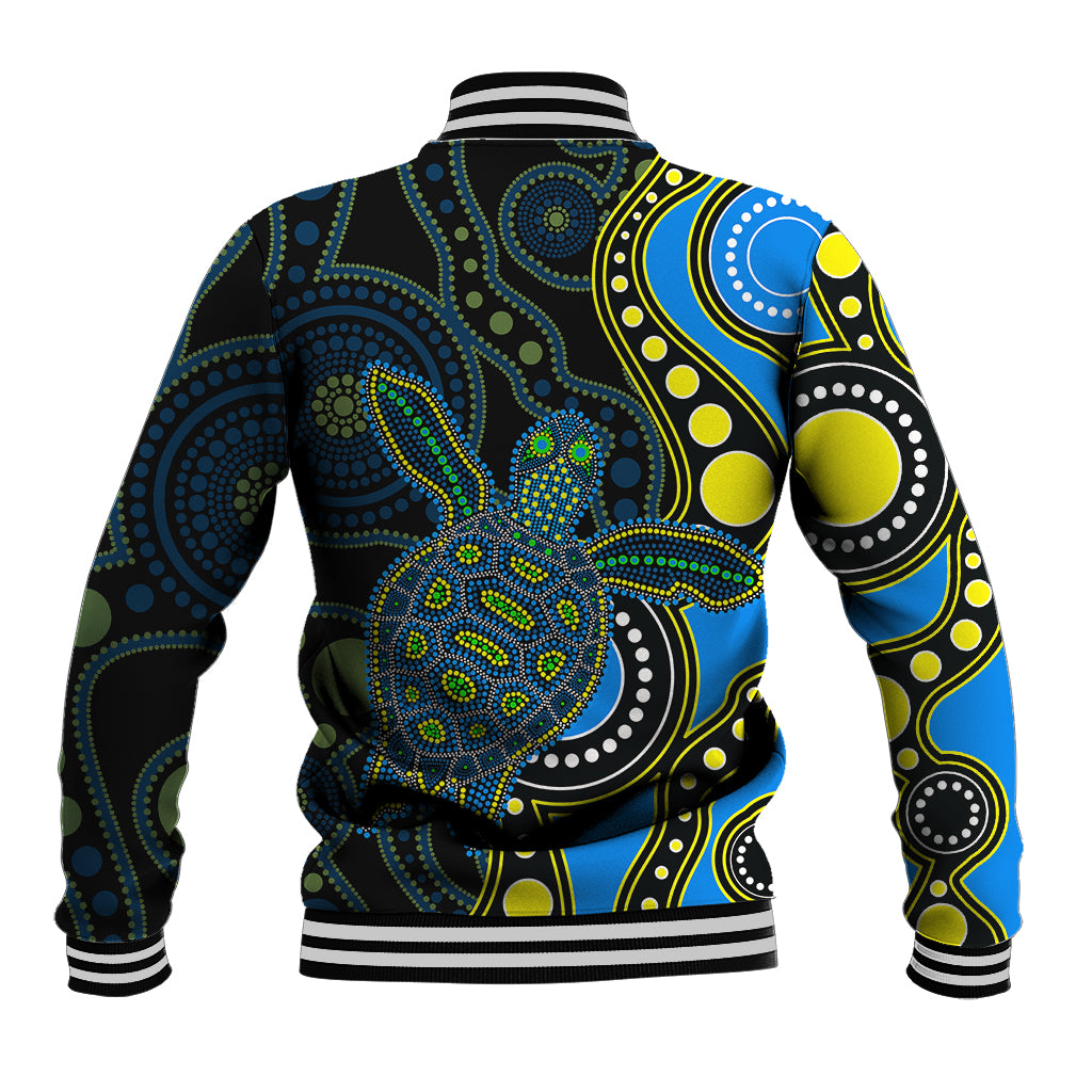aboriginal-turtle-baseball-jacket-blue-style