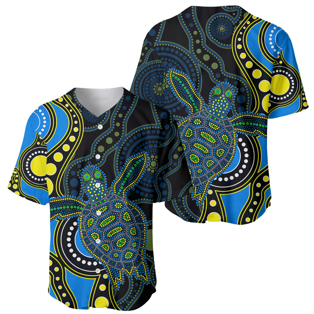 aboriginal-turtle-baseball-jersey-blue-style