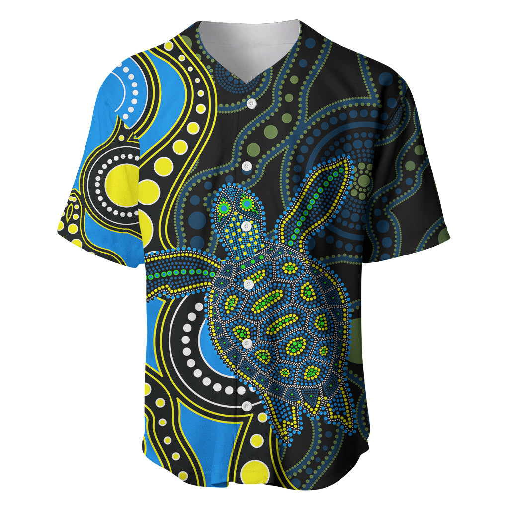 aboriginal-turtle-baseball-jersey-blue-style