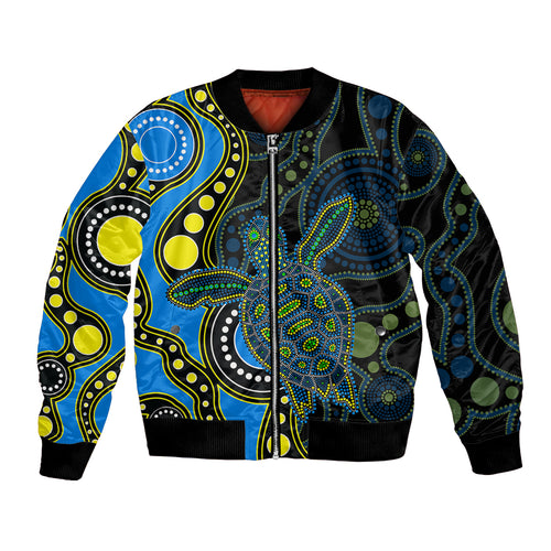 aboriginal-turtle-bomber-jacket-blue-style