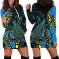 aboriginal-turtle-hoodie-dress-blue-style