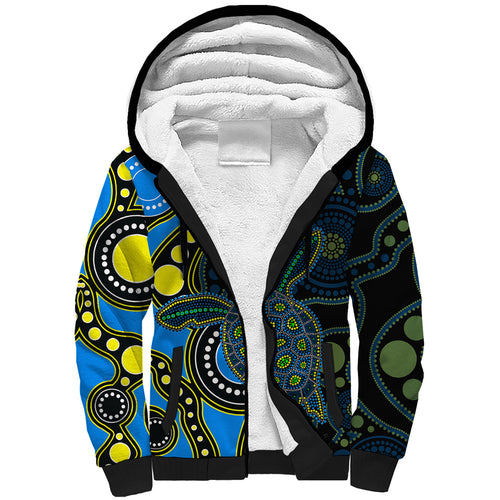 aboriginal-turtle-sherpa-hoodie-blue-style