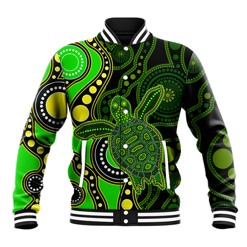 aboriginal-turtle-baseball-jacket-green-style