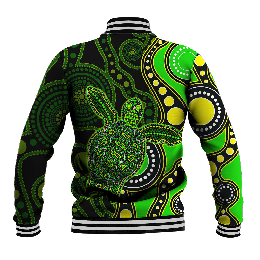 aboriginal-turtle-baseball-jacket-green-style