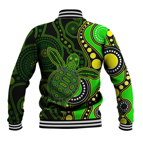 aboriginal-turtle-baseball-jacket-green-style