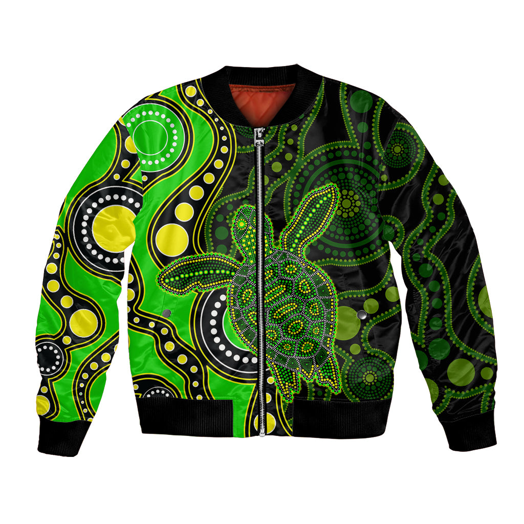 aboriginal-turtle-bomber-jacket-green-style