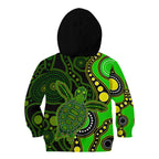 aboriginal-turtle-kid-hoodie-green-style