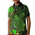 aboriginal-turtle-kid-polo-shirt-green-style