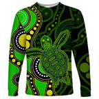 aboriginal-turtle-long-sleeve-shirt-green-style