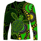 aboriginal-turtle-long-sleeve-shirt-green-style