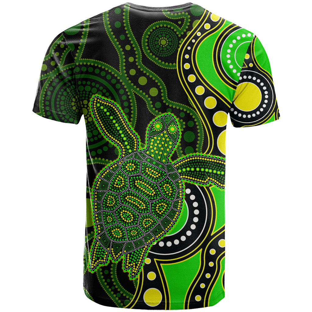 aboriginal-turtle-t-shirt-green-style