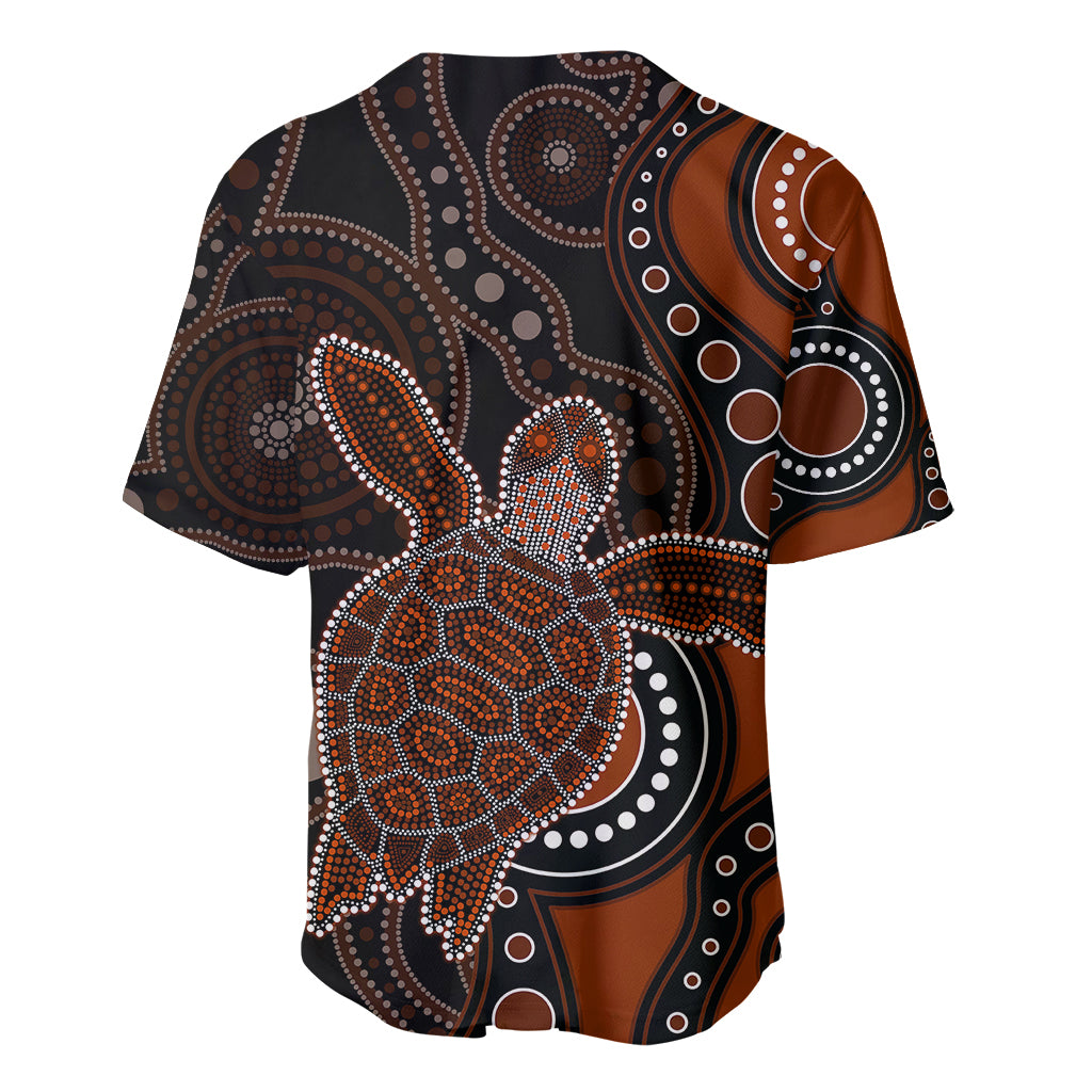 aboriginal-turtle-baseball-jersey-brown-style