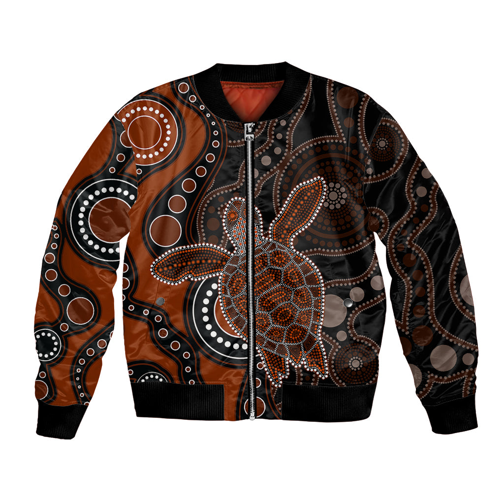 aboriginal-turtle-bomber-jacket-brown-style