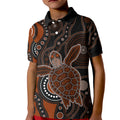 aboriginal-turtle-kid-polo-shirt-brown-style