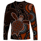 aboriginal-turtle-long-sleeve-shirt-brown-style