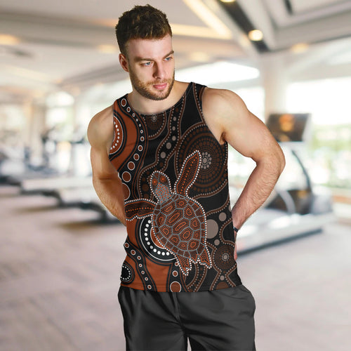 aboriginal-turtle-men-tank-top-brown-style