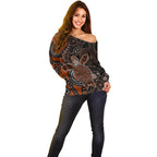 aboriginal-turtle-off-shoulder-sweater-brown-style