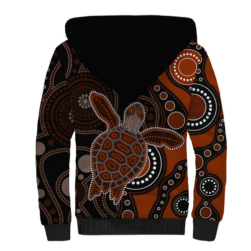 aboriginal-turtle-sherpa-hoodie-brown-style