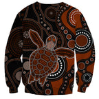 aboriginal-turtle-sweatshirt-brown-style